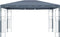 vidaXL - Prieel - 400x300 - cm - antraciet