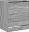 Schoenenkast 60x42x69 cm bewerkt hout grijs sonoma eikenkleurig