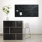 Sigel glasmagneetbord - Artverum - 130x55cm - zwart leisteen - SI-GL249