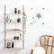 LIFA LIVING Wandrek - Industrieel - 3 planken - Zwart