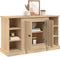 vidaXL - Dressoir - 100x35,5x60 - cm - bewerkt - hout - sonoma - eikenkleurig