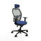 Piqueras y Crespo 1D036N2 - Bureaustoel - Hoofdsteun en verstelbare hoogte - Marineblauw