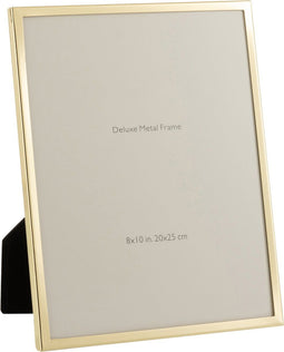 J-Line fotolijst Fijne Boord - metaal - goud - large - 2 stuks