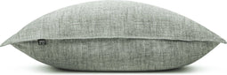 Zohome Kussensloop Lino - Kussenhoes van 80x80 cm - 1 stuk - 100% Katoen - Groen