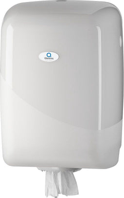 Qleaniq® Poetsroldispenser | Basic | midi | 230x250x wit | 1 stuks