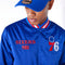 New Era - Philadelphia 76ers - NBA Satin Blue Bomber Jacket
