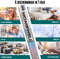 Homewell Holografische Raamfolie HR++ - Zonwerend & Isolerend - 120x300cm Matglas (nieuw)