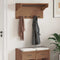 vidaXL - Wandkapstok - SANDNES - 87x30x42 - cm - massief - grenenhout