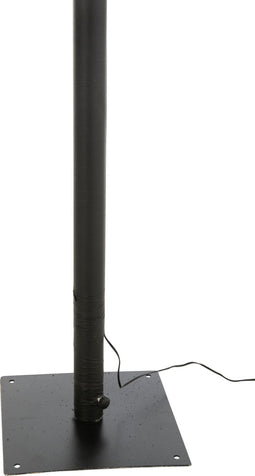 J-Line boom Blaadjes Glitter - metaal - zwart - large - LED