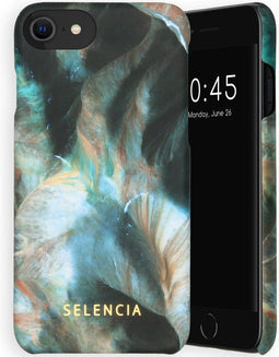 Selencia Hoesje Geschikt voor iPhone SE (2022) / SE (2020) / 8 / 7 / 6s / 6 Hoesje - Selencia Maya Fashion Backcover - zwart