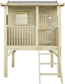 Houten speelhuis Saloon op platform Prestige Garden