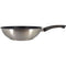 Wok - MENASTYL - 6020252 - Roestvrij staal - 28 cm - Geschikt voor alle kookplaten, inclusief ind...