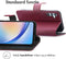 imoshion Samsung Galaxy A34 (5G) - Luxe Bookcase - 3 pasjes - Bordeaux