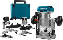 Makita DRT50ZJX9 - Freesmachine - Borstelloze motor 900W - Inclusief diverse accessoires
