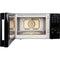 WHIRLPOOL MCP349BL - Combimagnetron - 25L 800W CrispFry grill stoomfunctie - zilver