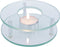 Theepot rechaud - warmhoudplaat - glas - D12 x H4 cm