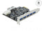 Delock PCI Express Card - 5 x external + 2 x internal USB 3.0 - PCI-e x1