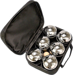 Jeu de Boules (Pétanque) - 6 metalen ballen - nylon tas - 4.53 kg