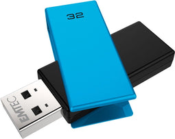 Emtec C350 Brick 2.0 - USB Stick - 32GB - Blauw