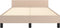 vidaXL - Bedframe - zonder - matras - 120x190 - cm - kunstleer - cappuccinokleurig