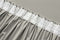 Larson - Velvet Gordijnen - 2.8m x 2.5m - Haken - Lichtgrijs