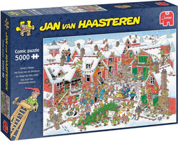 Jan van Haasteren - Dorp van de Kerstman - Legpuzzel 5000 stukjes - Meerkleurig