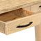 vidaXL - Wandtafel - 115x40x75 - cm - massief - ruw - mangohout