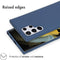 iMoshion Hoesje Geschikt voor Samsung Galaxy S22 Ultra Hoesje Siliconen - iMoshion Color Backcover - Donkerblauw