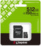 Kingston Canvas Select Plus Gen. 3 - microSDXC 512GB - A1 klasse - 150MB/s leessnelheid