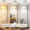 Glowy Vloerlamp Zwart - Staande Lamp incl. LED Lichtbron - Booglamp Industrieel - Leeslamp Staand - 3 Lichtkleuren - Verstelbaar,