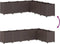 vidaXL - Plantenbak - 160x160x53 - cm - polypropeen - bruin