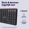 Trust Vaiya - Draadloos Toetsenbord - Multidevice - Zwart