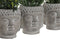 Decoratieve plant Home ESPRIT Polyethyleen Cement Boeddha 10 x 10 x 21 cm (3 Stuks)