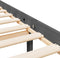 vidaXL - Seniorenbed - massief - grenenhout - grijs - 135x190 - cm