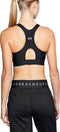Under Armour Mid Keyhole - Compression Sportbeha Dames - Extreme ondersteuning - Zwart - Maat L