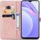 iMoshion Hoesje Geschikt voor Xiaomi Redmi Note 9T (5G) Hoesje Met Pasjeshouder - iMoshion Mandala Bookcase - Rosé Goud