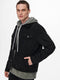 ONLY & SONS ONSLOUIS LIFE JACKET - Sherpa spijkerjas - Knoopsluiting - Zwart