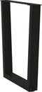 vidaXL - Eettafelpoten - 2 - st - V-vormig - 70x(72-73,3) - cm - staal - zwart
