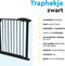 BRASQ Traphekje - Veiligheidshek - Klembevestiging - 75 t/m 93 cm - Zwart