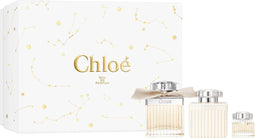 Chloé Chloé Giftset - 75 ml eau de parfum spray + 5 ml eau de parfum spray + 100 ml bodylotion - cadeauset voor dames