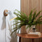 Light & Living Wandlamp Elay - Hout/Wit - 20x18x19cm