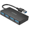 Hub USB Nilox NXHUB403 Zwart
