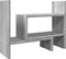 Bureau organiser 38,5x17x39 cm bewerkt hout grijs sonoma eiken