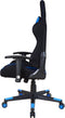 Gamestoel Thomas - bureaustoel racing gaming - stof bekleding - zwart blauw
