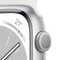Apple Watch Series 8 - Smartwatch - GPS + Cellular - 41mm - Aluminium - Sportbandje Zilver (Wit)