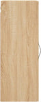 vidaXL - Wandkast - 34,5x34x90 - cm - bewerkt - hout - sonoma - eikenkleurig