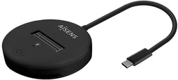 Aisens ASUC-M2D013-BK - USB-C Dock M.2 - Plug and play - Zwart