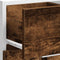 vidaXL - Onderkast - Lyon - 40x46x81,5 - cm - bewerkt - hout - gerookt - eikenkleurig