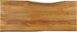 vidaXL - Tafelblad - met - natuurlijke - rand - 140x60x3,8 - cm - massief - mangohout