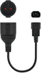 Nanocable 10.22.0902 - Geaarde plug (C14) - Geaarde plug (C4) - Zwart - 50cm